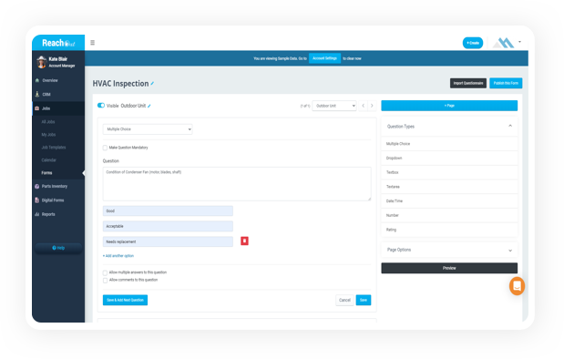 Digital Forms: ReachOut