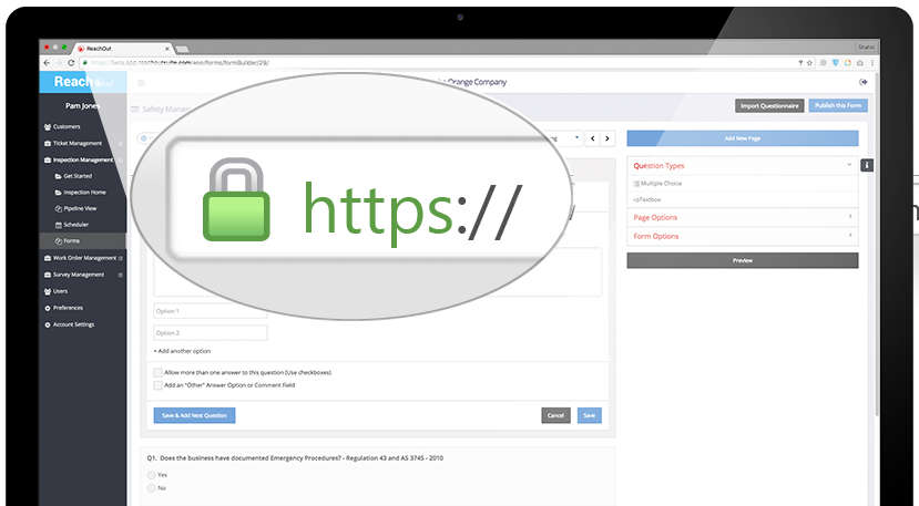 Secure Infrastructure - ReachOut Suite