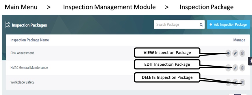 Inspection Package