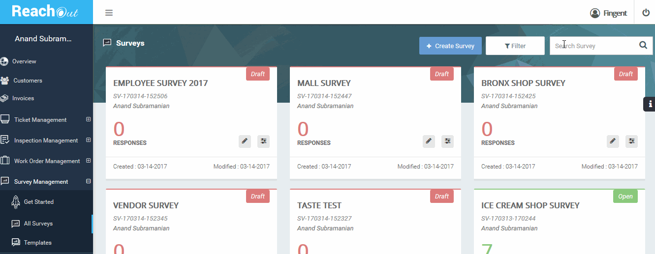Survey Search