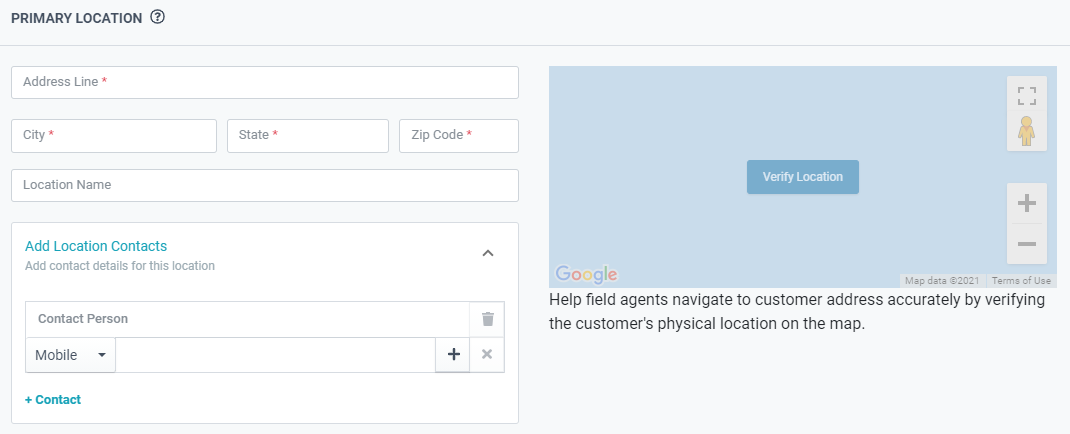 Locations Sites Entities Reachout