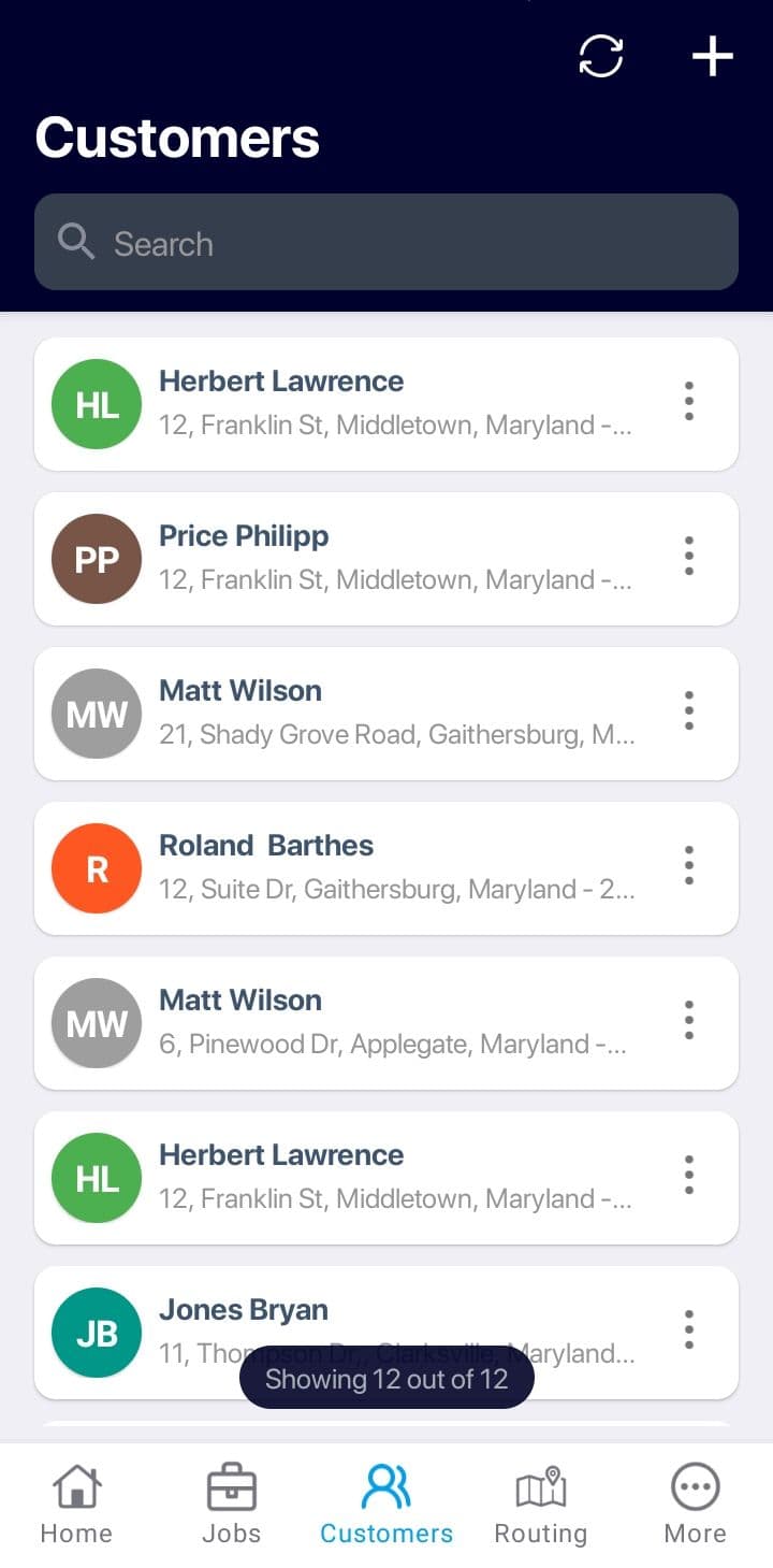 Customer Creation on Mobile - ReachOut